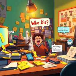 Hello, Who Dis? - Text-based game