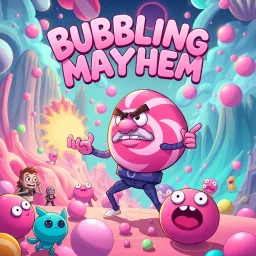 Bubbling Mayhem - Text-based game