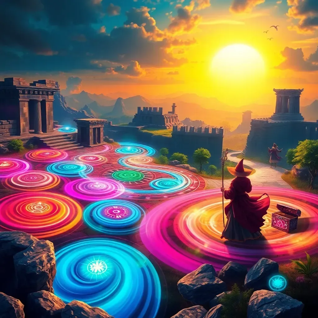 Spinning Glyph Adventure