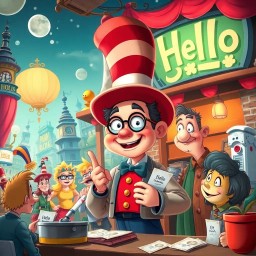 Whose Hello Is It Anyway? - Text-based game