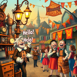 Whose Hello Is It Anyway? - Text-based game