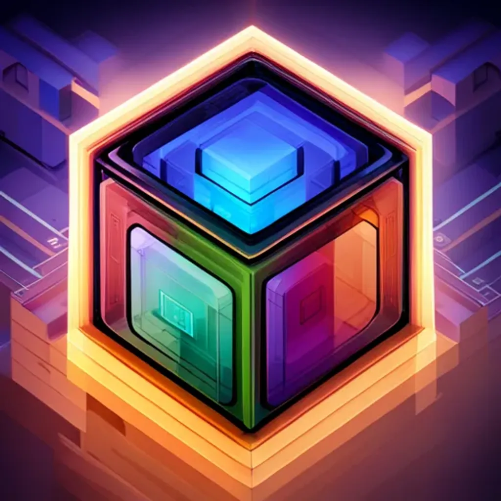Spinning Math Cube