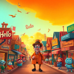 Whose Hello Is It Anyway? - Text-based game