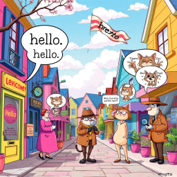 Whose Hello Is It Anyway? - Text-based game