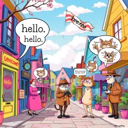 Whose Hello Is It Anyway? - Text-based game