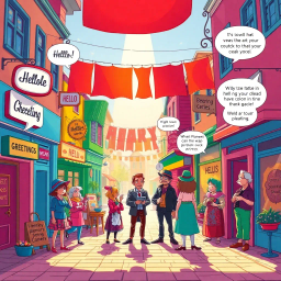 Whose Hello Is It Anyway? - Text-based game