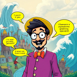 Whose Hello Is It Anyway? - Text-based game