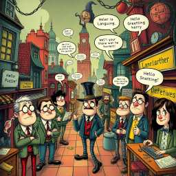 Whose Hello Is It Anyway? - Text-based game