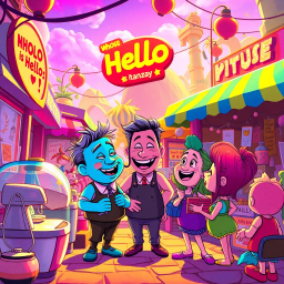 Whose Hello Is It Anyway? - Text-based game