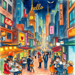 Whose Hello Is It Anyway? - Text-based game