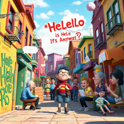 Whose Hello Is It Anyway? - Text-based game