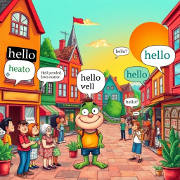 Whose Hello Is It Anyway? - Text-based game