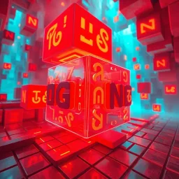 Spinning Glyph Cube - Text-based game