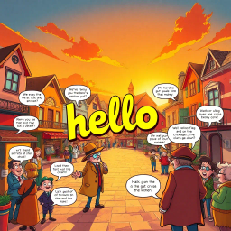 Whose Hello Is It Anyway? - Text-based game