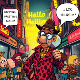 Whose Hello Is It Anyway? - Text-based game