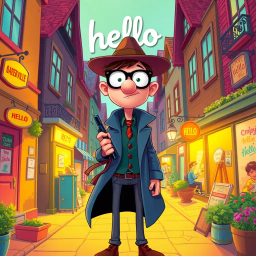 Whose Hello Is It Anyway? - Text-based game