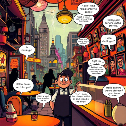 Whose Hello Is It Anyway? - Text-based game