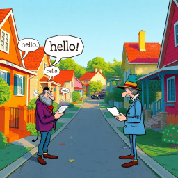 Whose Hello Is It Anyway? - Text-based game