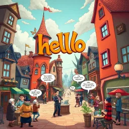 Whose Hello Is It Anyway? - Text-based game