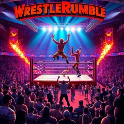 WrestleRumble: Unleashed Dreams - Text-based game