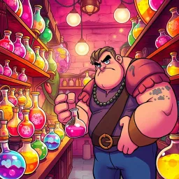 Potion Panic: The Masculinity Mishap - Text-based game