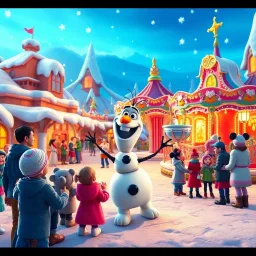 Olaf's Chilling Adventure - Text-based game