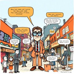 Whose Hello Is It Anyway? - Text-based game