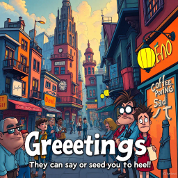 Whose Hello Is It Anyway? - Text-based game