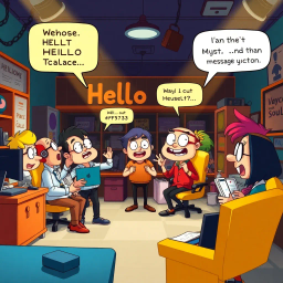 Whose Hello Is It, Anyway? - Text-based game