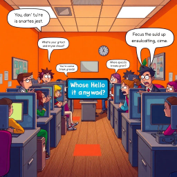 Whose Hello Is It Anyway? - Text-based game