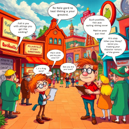 Whose Hello Is It Anyway? - Text-based game