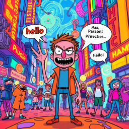 Whose Hello Is It Anyway? - Text-based game