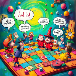 Whose Hello Is It Anyway? - Text-based game