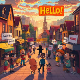 Whose Hello Is It Anyway? - Text-based game