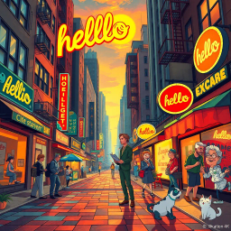 Whose Hello Is It Anyway? - Text-based game