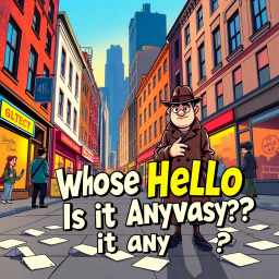 Whose Hello Is It Anyway? - Text-based game
