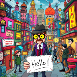 Whose Hello Is It Anyway? - Text-based game