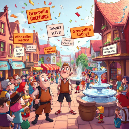 Whose Hello is it Anyway? - Text-based game