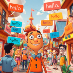 Whose Hello Is It Anyway? - Text-based game