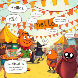 Whose Hello Is It Anyway? - Text-based game