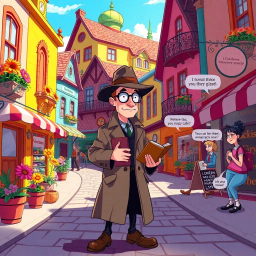 Narrative-driven Detective Game text games