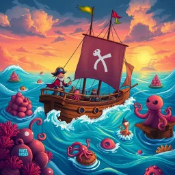 Captain Chaos: The Nautical Nonsense - Text-based game