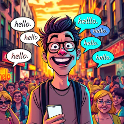Whose Hello Is It Anyway? - Text-based game