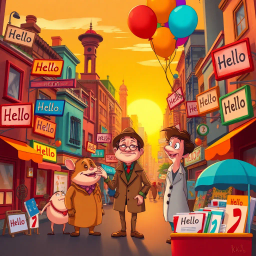 Whose Hello Is It Anyway? - Text-based game