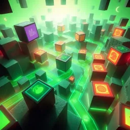 Spinning Cube Adventure - Text-based game