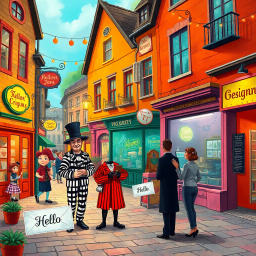 Whose Hello Is It Anyway? - Text-based game