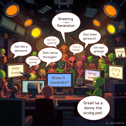 Whose Hello Is It Anyway? - Text-based game