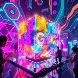 Spinning Glyphs