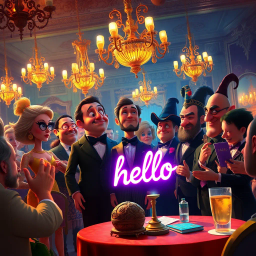 Whose Hello Is It Anyway? - Text-based game