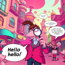 Whose Hello Is It Anyway? - Text-based game